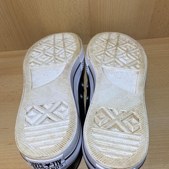Converse Chuck Taylor All Star Lift Platform Black White Sneaker Women 11 - Picture 9 of 9